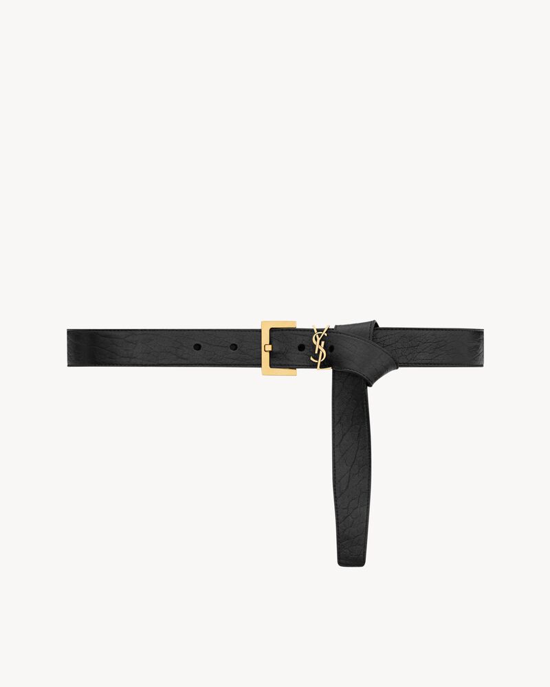 cassandre belt in grained lambskin - Image 2